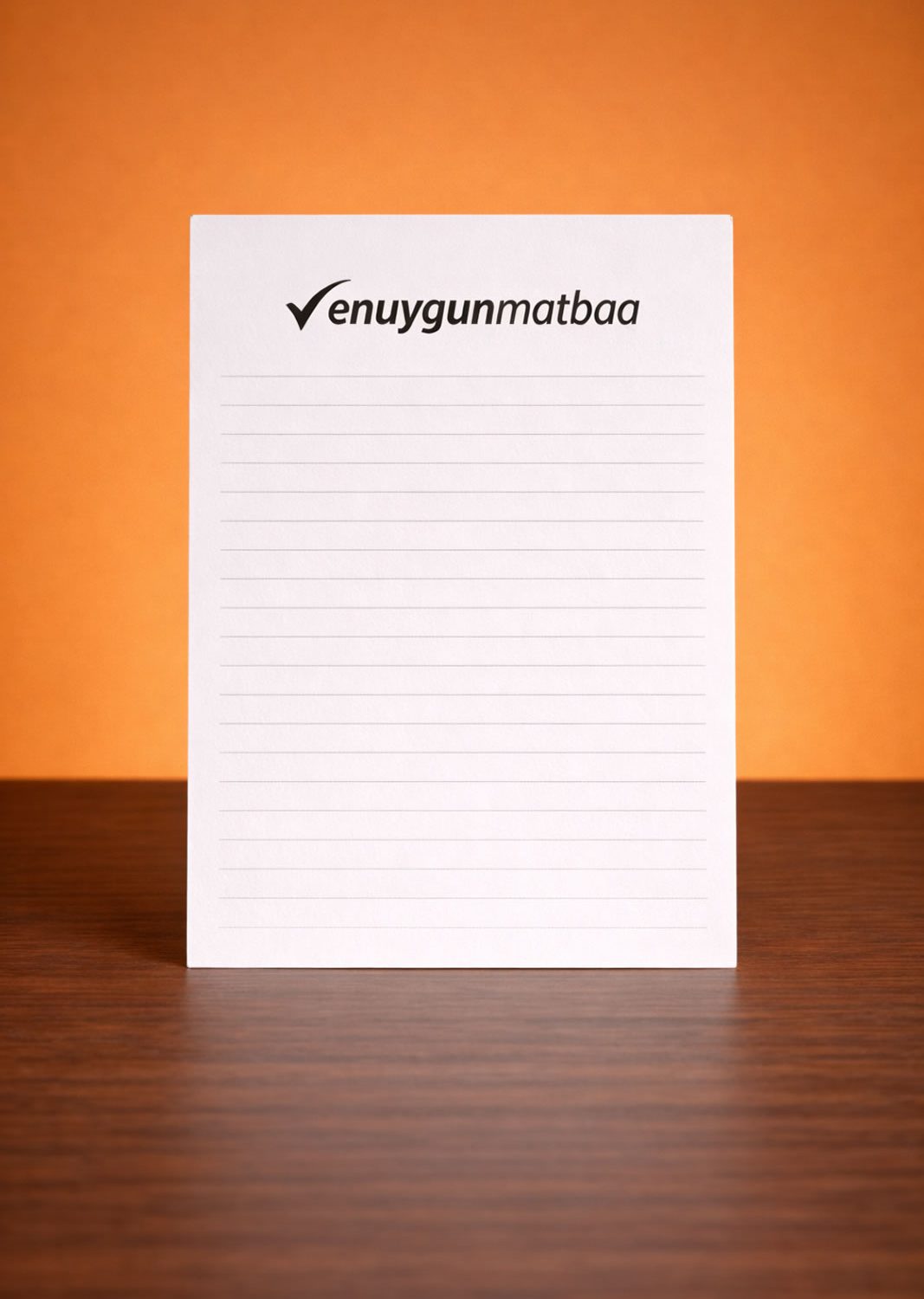 Üstten Tutkallı Bloknot